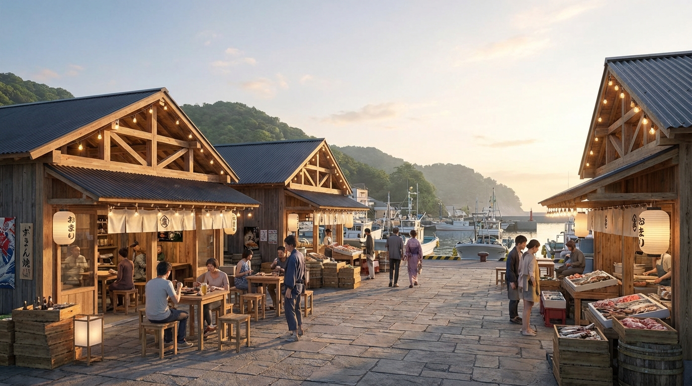 小坪漁港屋台村 — 2024 Urban/Market, Japan