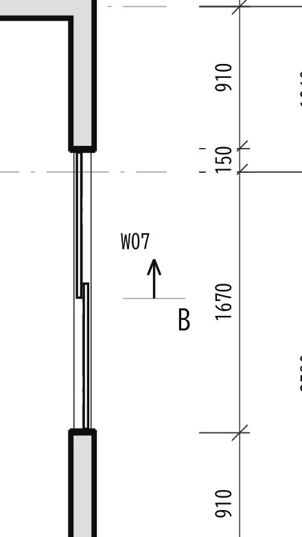 W07の寸法線と幅の記載