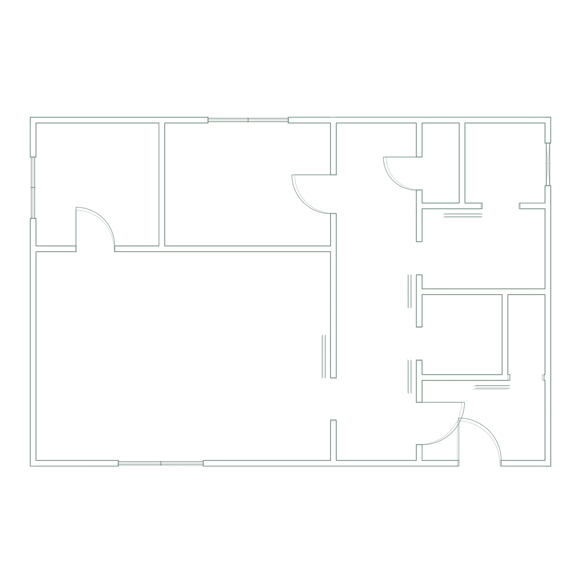 スキャンPDFから起こしたDXFと正解図の線形重ね図。WD3は40.8mm、WD1は29.3mm、WD10は24.2mmずれている